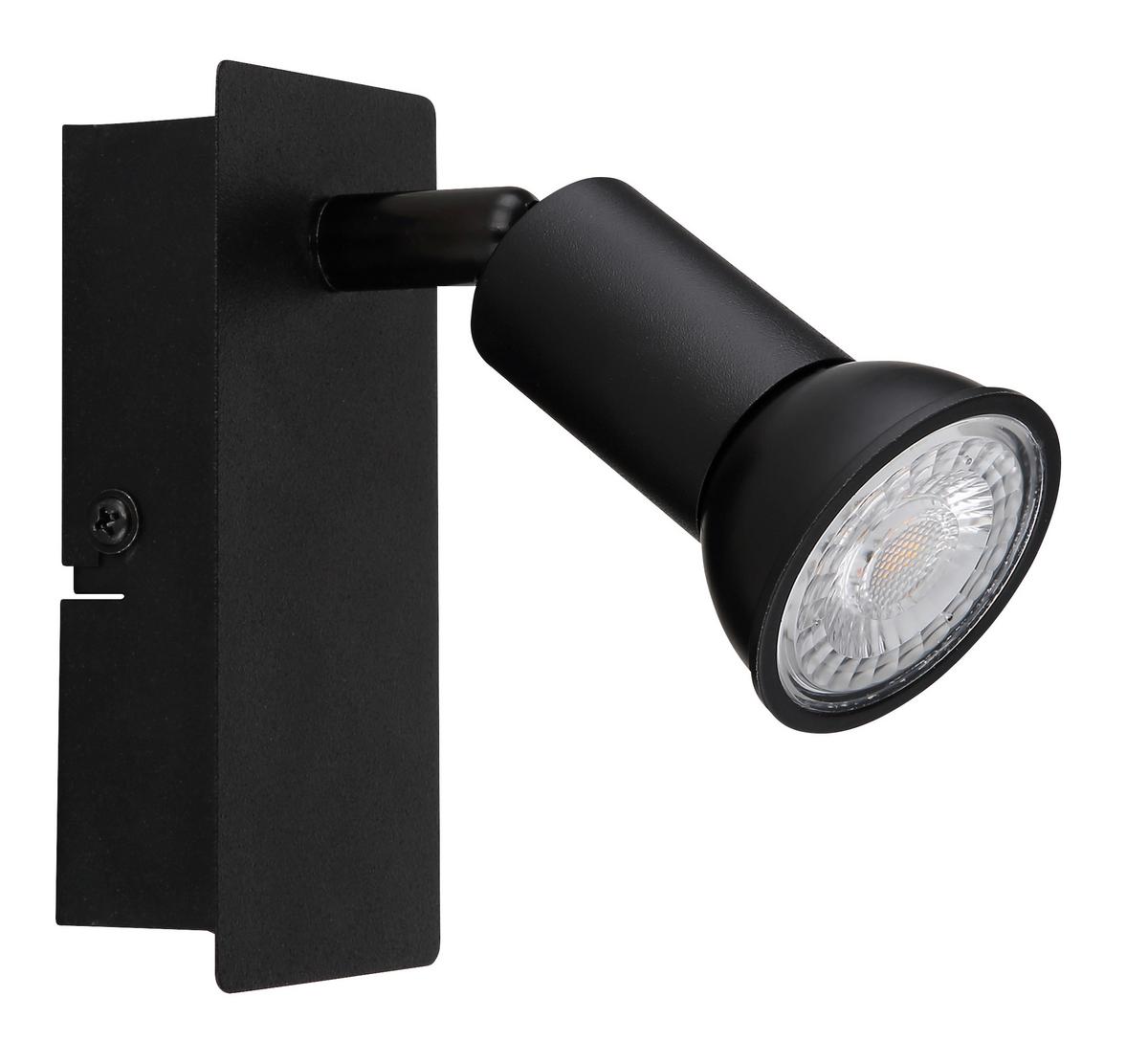 Reflektor Drew - črna, Design, kovina (6/9/12cm) - Globo