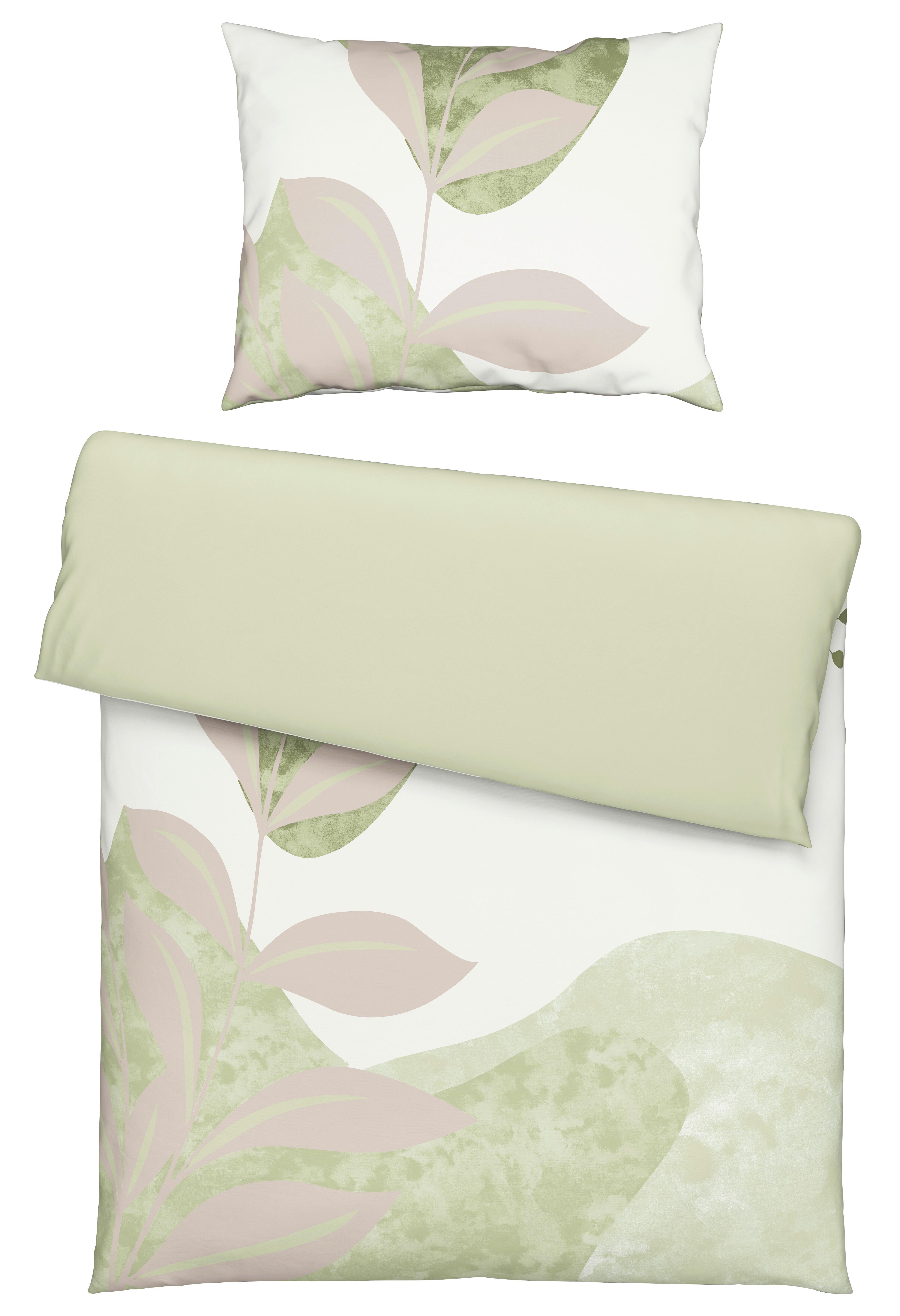 Bettwäscheset Ice Burg - Grün, Textil (160/210cm) - Modern Living