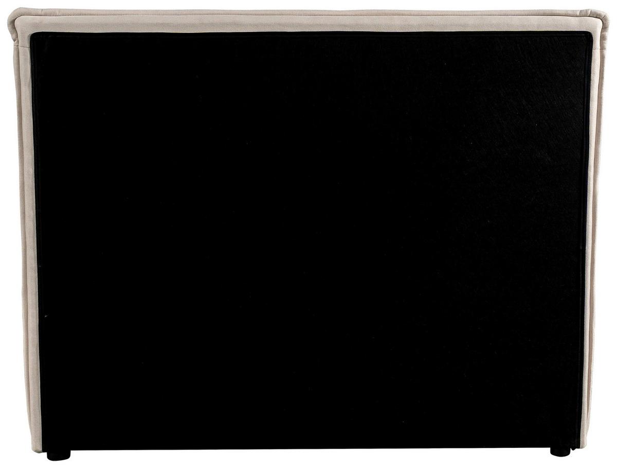 Tapecirani Krevet Sienna - bež/svijetlo siva, Lifestyle, drvo/metal (120/200cm) - Based