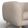 RELAXFÅTÖLJ BRUNO - beige/naturfärgad, Modern, trä/textil (79/69/75cm) - Bessagi Home