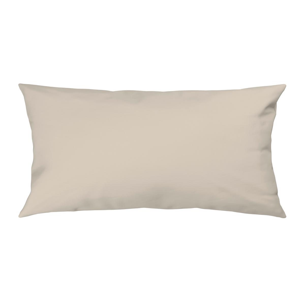 Kopfpolsterbezug Julie Beigebraun ca. 40x80cm - Beigebraun, Textil (40/80cm) - Mömax