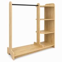 Garderobe Lempu L Honigeiche - Honigeiche, MODERN, Holzwerkstoff/Metall (106/110/35cm) - Livetastic