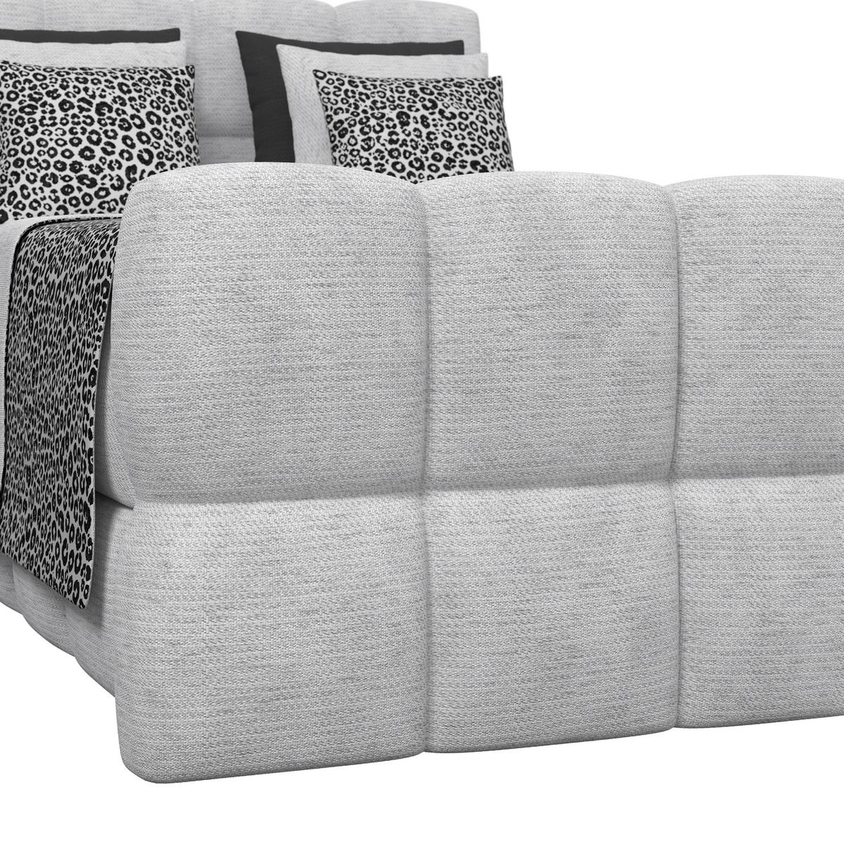 Postelja Boxspring Brisbane, Barva Šampanjca, 120x200 - barve šampanjca/črna, Trend, kovina/umetna masa (120/200cm) - Premium Living