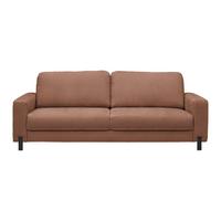 3-Sitzer-Sofa Piega Rosa - Schwarz/Rosa, MODERN, Textil/Metall (230/66-87/96cm) - Mömax