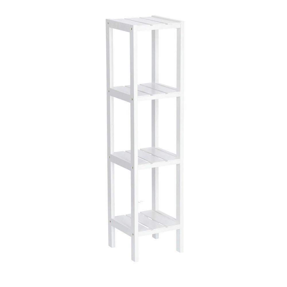 Standregal Weiß - Weiß, Basics, Holz (22/22/92cm) - Zeller Present