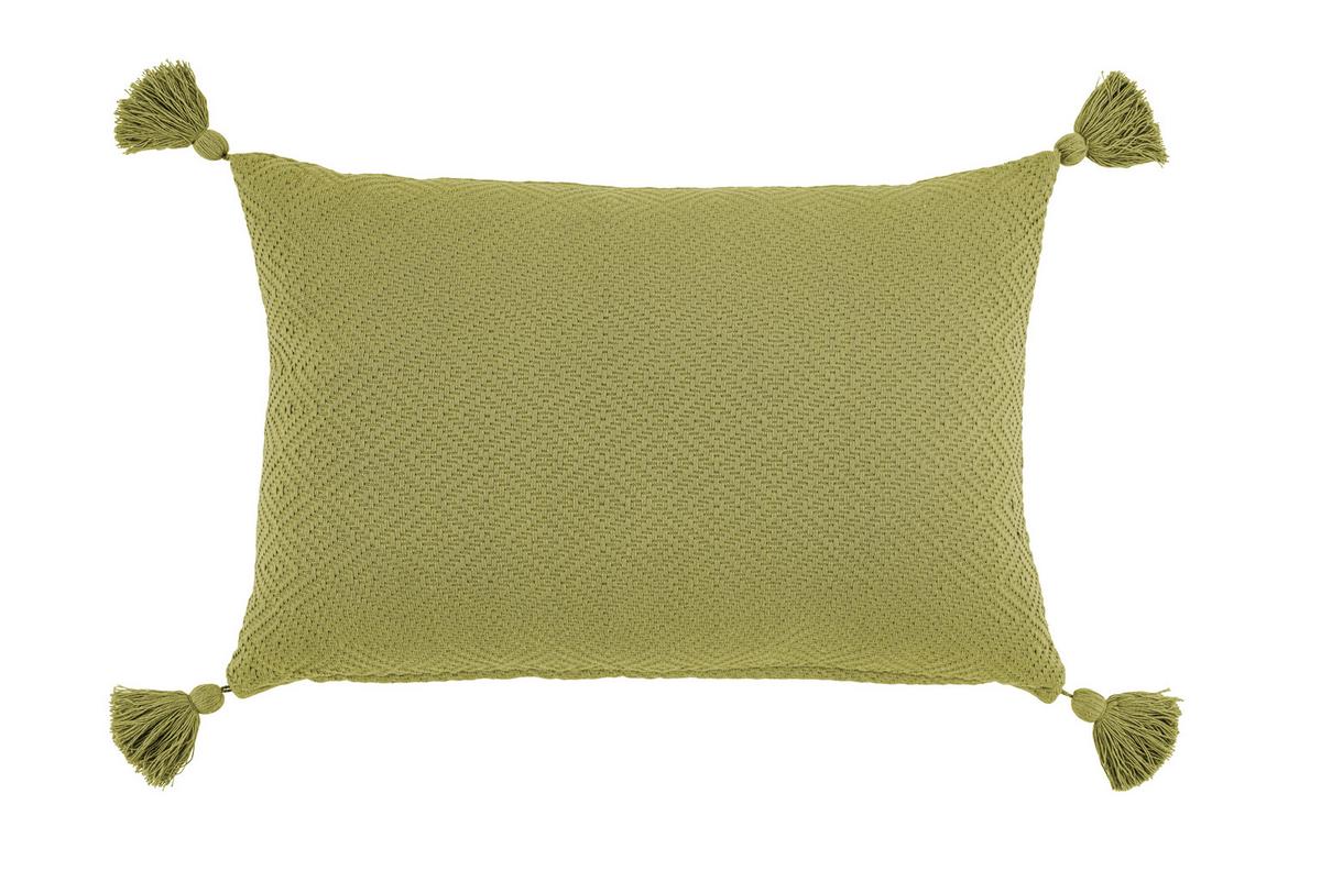 Okrasna Blazina Frieda - olivno zelena , Moderno, tekstil (40/60cm) - Modern Living