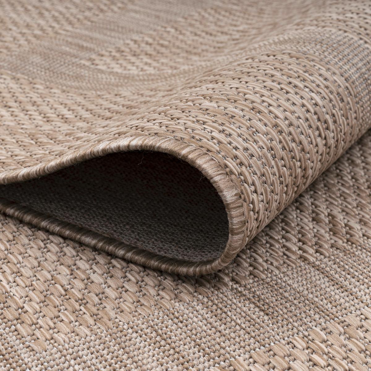 Flachwebeteppich Relax Beige Ø ca. 160cm - Beige, Basics, Textil (160cm) - Novel