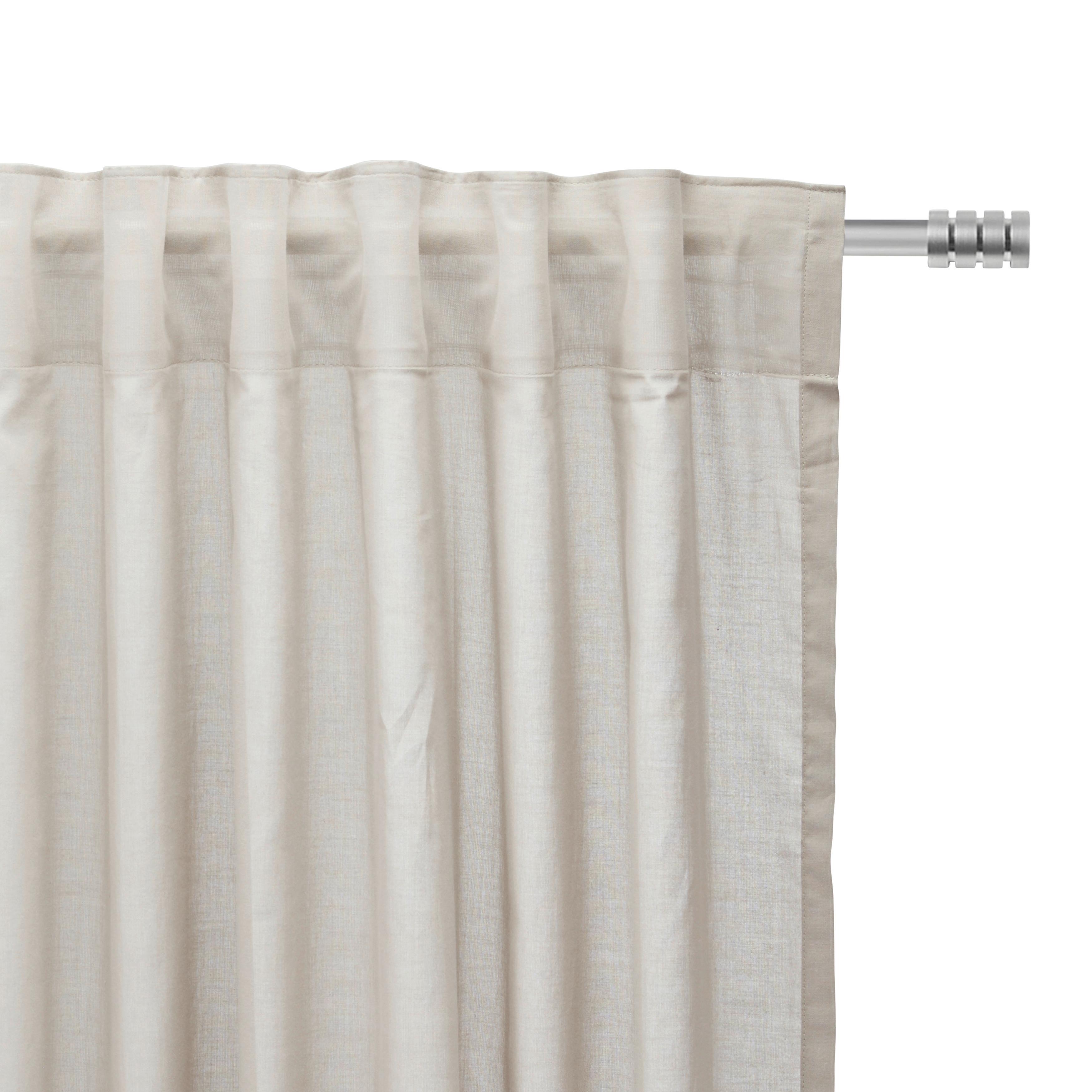 GARDINLÄNGD BIO-LUISE 2 STK. - beige, Natur, textil (140/255-267cm) - ecoTree