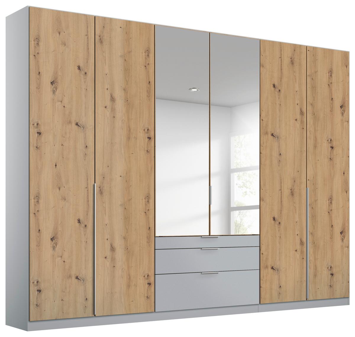 DULAP USI ROTATIVE ALABAMA - argintiu/gri deschis, Modern, material pe bază de lemn (271/229/54cm) - Modern Living