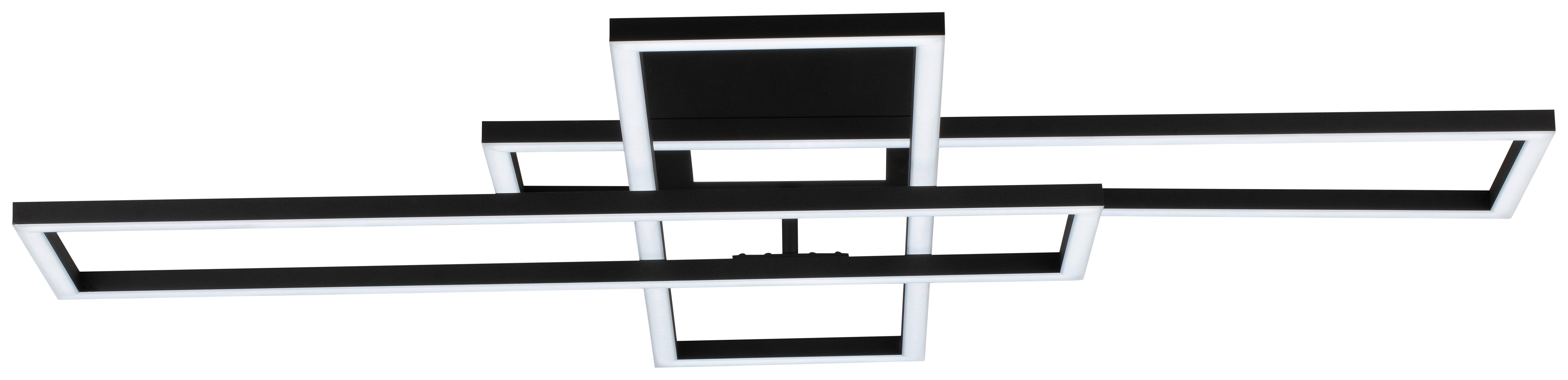 LED-TAKLAMPA FILM - svart, Modern, metall/plast (99,2/69,4/11,5cm) - Mömax