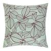 Díszpárna Leaves - jadezöld, Modern, textil (45/45cm) - Modern Living