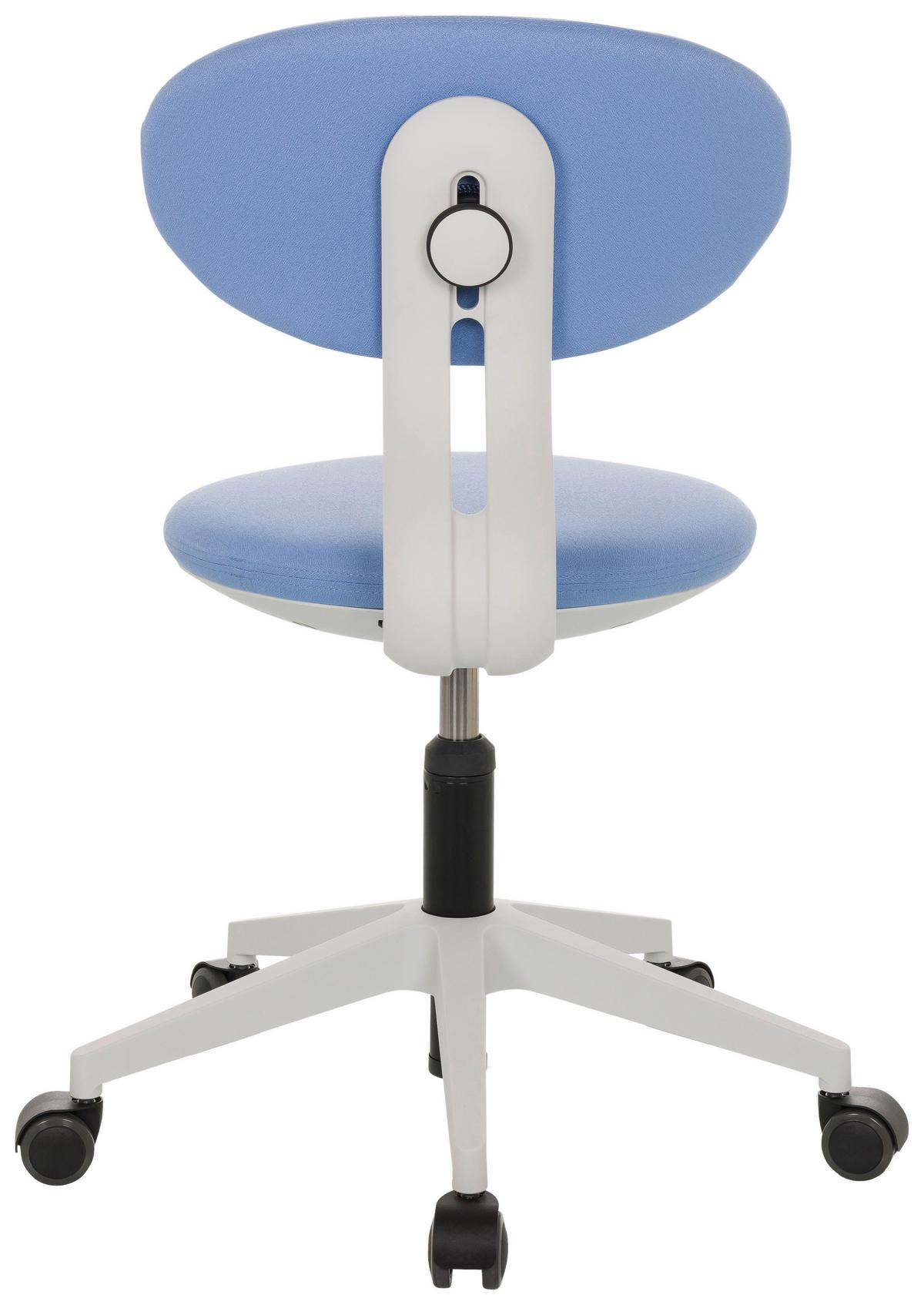Jugenddrehstuhl Minimovo ca.42x66-87x52cm Blau - Blau/Grau, Basics, Kunststoff/Textil (42/66-87/52cm) - MID.YOU