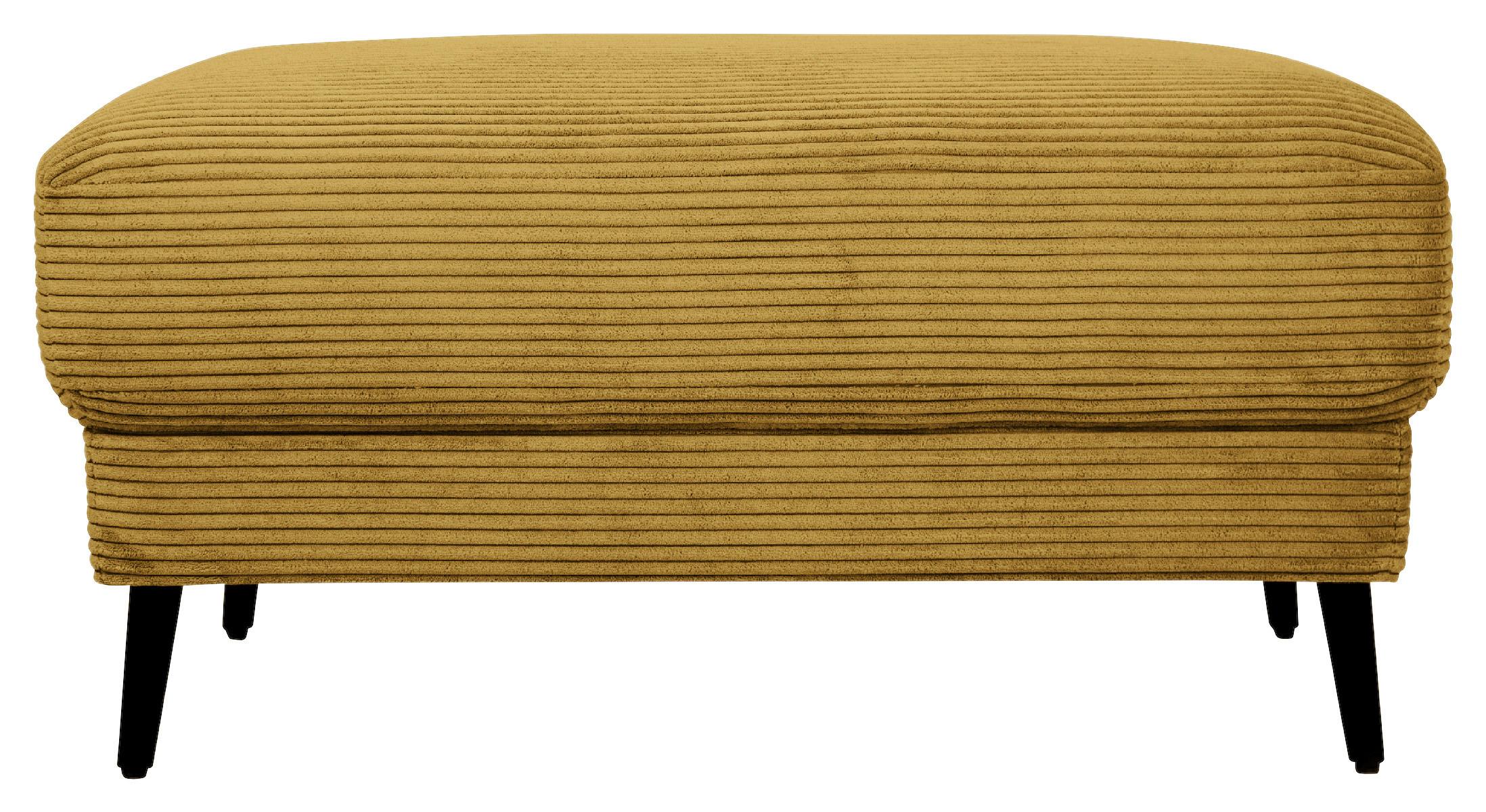 Hocker Senfgelb - Senfgelb, Modern, Textil/Metall (92/46/60cm) - Mömax