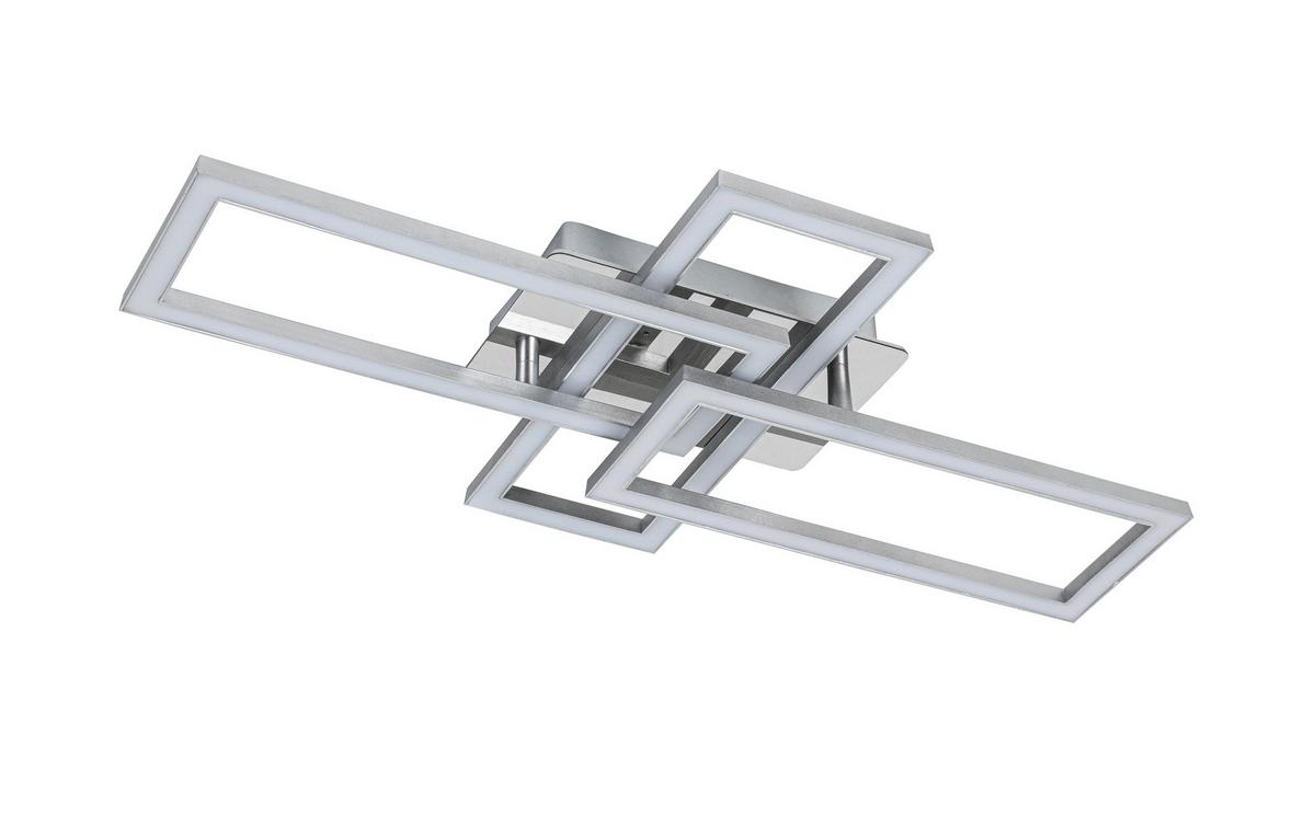 Stropna Led-svetilka Omie - barve kroma/srebrne barve, Moderno, kovina/umetna masa (63,5/34/8cm) - Mömax