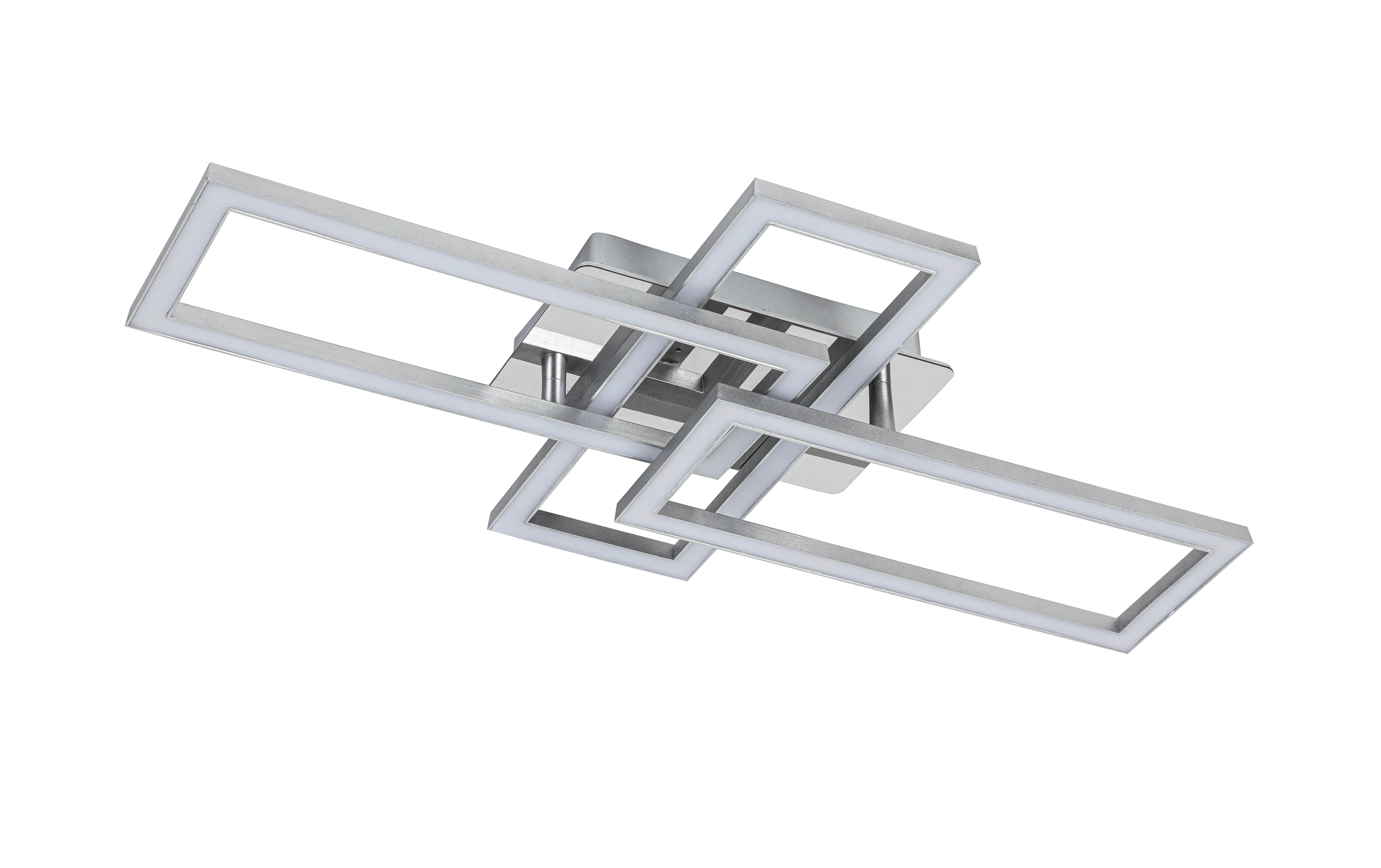 LED-TAKLAMPA OMIE - kromfärg/silver, Modern, metall/plast (63,5/34/8cm) - Mömax