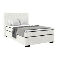 Box Krevet Maya C - crna/krem, Moderno, drvni materijal/drvo (100/200cm) - Modern Living