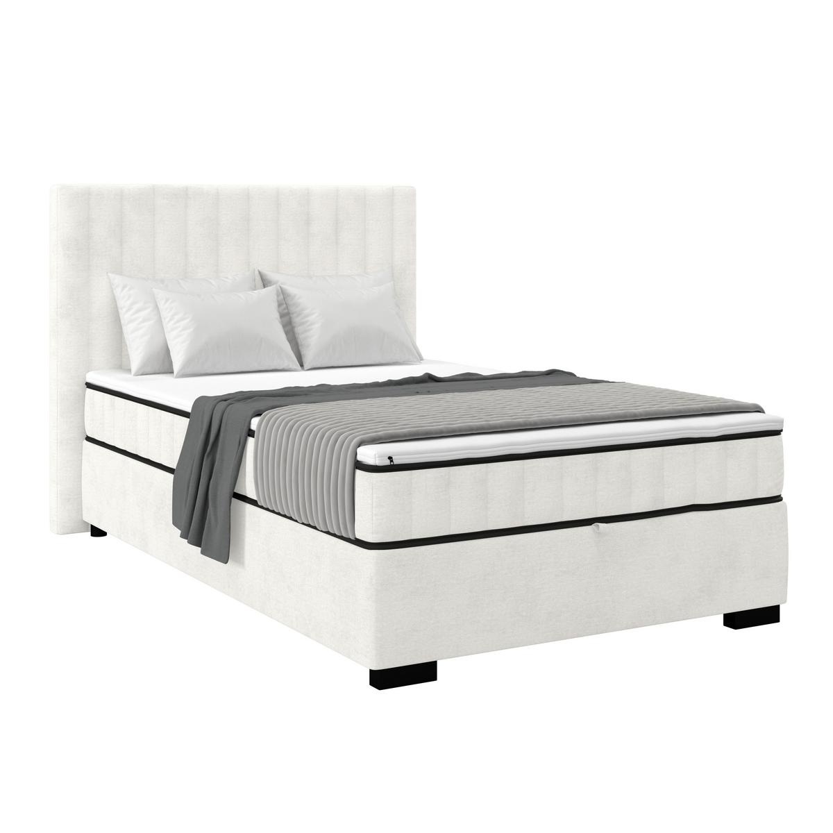 Box Krevet Maya C - crna/krem, Moderno, drvni materijal/drvo (100/200cm) - Modern Living