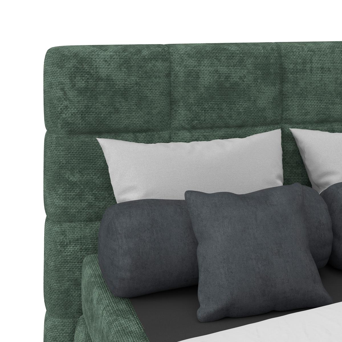 PAT BOX VEGA - verde, Trend, lemn/textil (140/200cm) - Modern Living