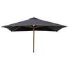Sonnenschirm Naxos Schwarz B: ca. 300 cm - Schwarz, KONVENTIONELL (300/270/300cm) - Gardenson