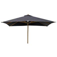 Sonnenschirm Naxos Schwarz B: ca. 300 cm - Schwarz, KONVENTIONELL (300/270/300cm) - Gardenson
