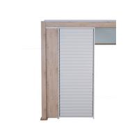 Pergola-Seitenteil Deco Wall ca. 31x233 cm Alu Holzoptik - Eichefarben, MODERN, Metall (31/235/6cm) - Gardenson