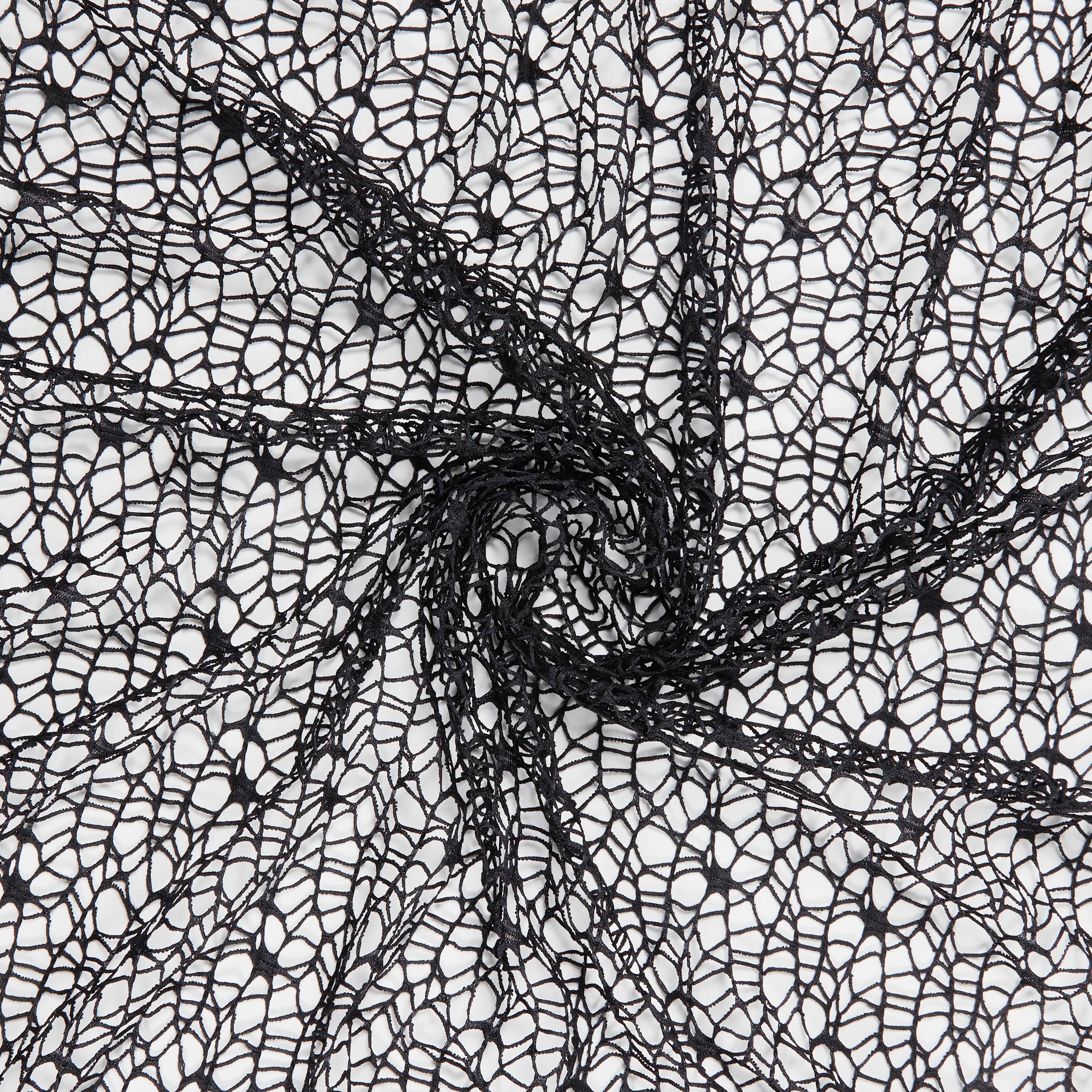 Ösenschal Astrid, ca. 140x245cm - Schwarz, Modern, Textil (140/245cm) - Modern Living