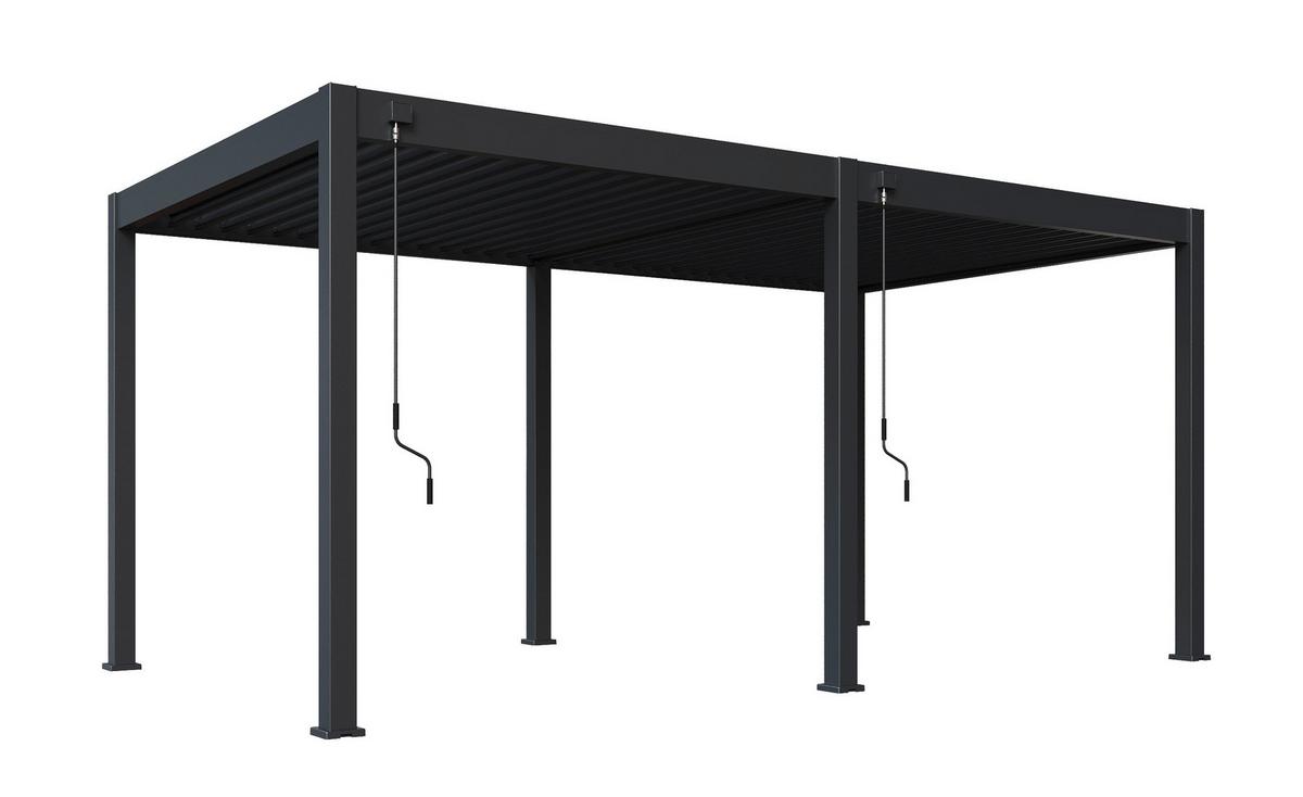PERGOLA CLASSIC 5,3X3M ANTHRAZIT - Anthrazit, Basics, Metall (530/255/300cm) - WEIDE