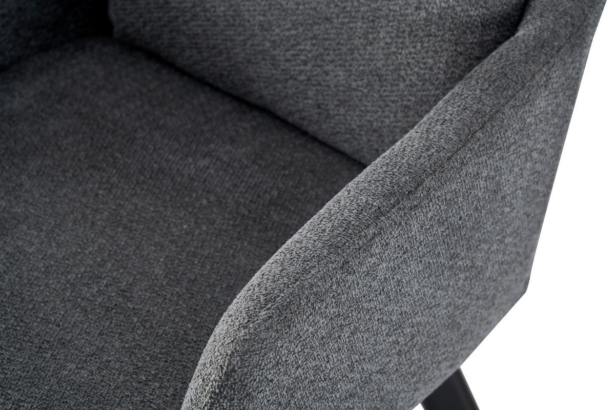 Set Stolov Sophie, Antracit, 2 Kos - črna/antracit, Moderno, kovina/tekstil (53/87/62cm) - MID.YOU