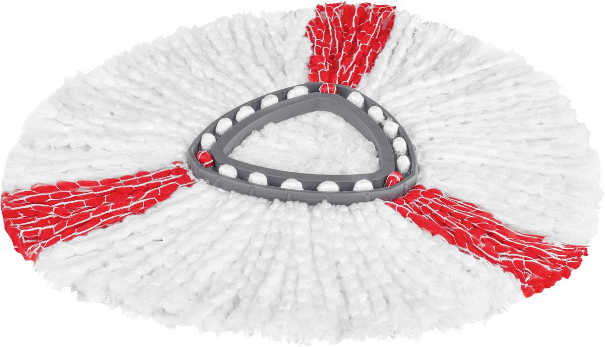 Wischbezug Easy Wring Mocio Turbo Rot/Weiß - Rot/Weiß, Basics, Textil (20/4/30cm) - Vileda