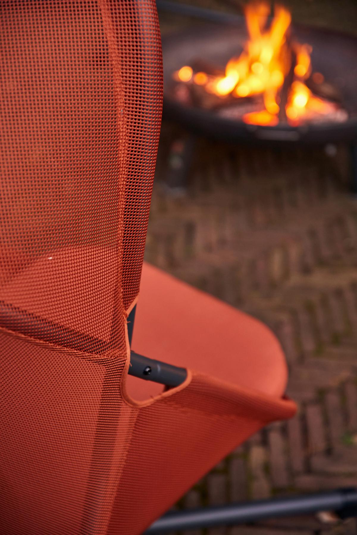 HÄNGESESSEL N85548 - Anthrazit/Rot, KONVENTIONELL, Kunststoff/Textil (123/192/102cm) - Siena Garden