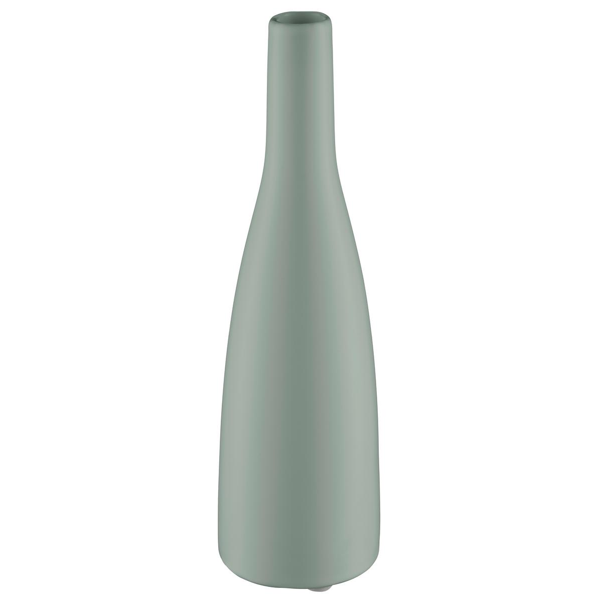 Dekovase Planico I Grün - Grün, Modern, Keramik (20,5cm) - Mömax