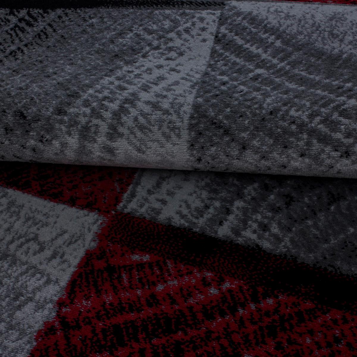 Webteppich Plus Rot ca. 80x150cm - Rot, Design, Textil (80/150cm)