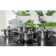 Kochtopfset Daria 7-teilig - Edelstahlfarben, MODERN, Glas/Metall - Mömax modern living Kochtopfset Daria 7-teilig - Edelstahlfarben, MODERN, Glas/Metall - Mömax modern living