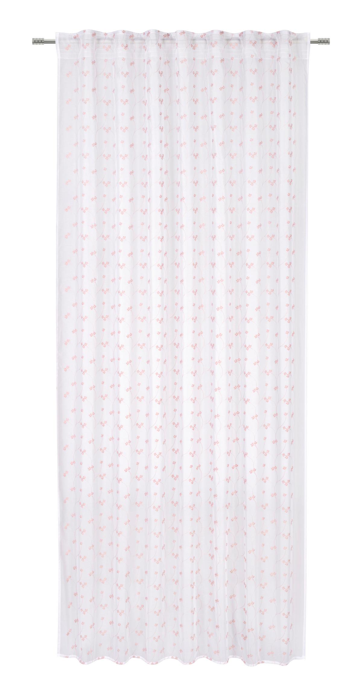 Draperie confecționată Stella cca. 140x245 cm - roz, Romantik / Landhaus, textil (140/245cm) - Mömax