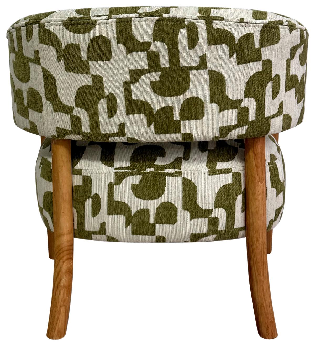 SCAUN CU BRAțE JORIS -TREND- - verde/culoare natur, Lifestyle, lemn/textil (66,5/70,5/70,5cm) - Mömax