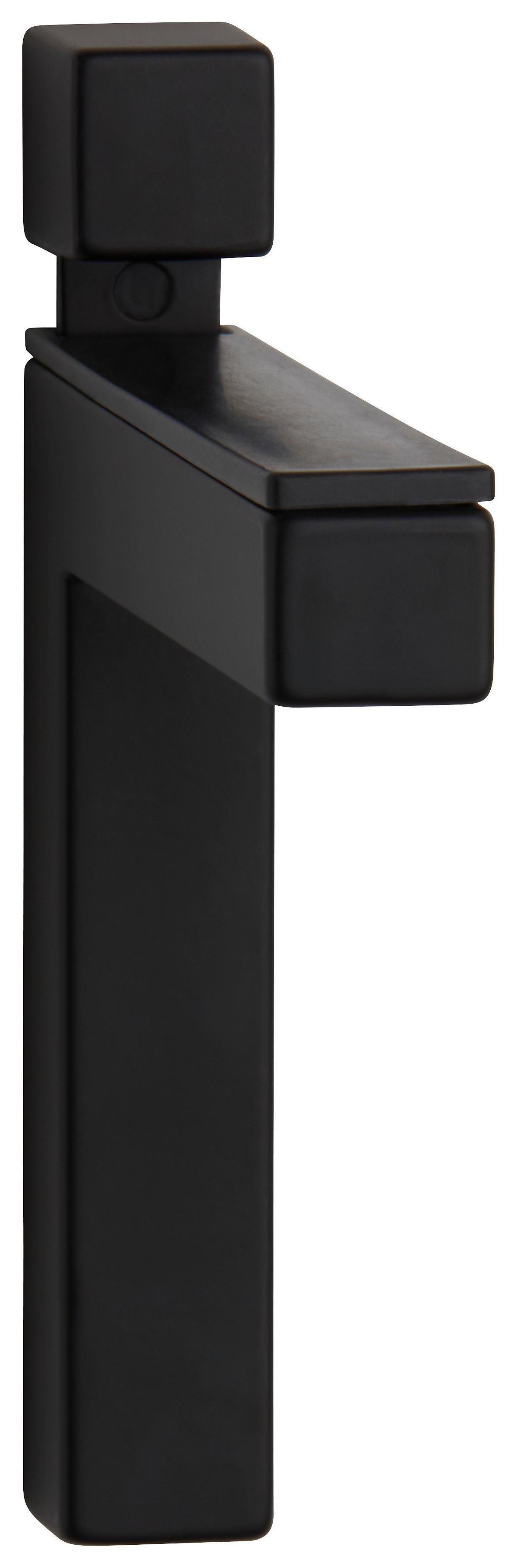 Wandhalter Elle aus Metall in Schwarz - Schwarz, MODERN, Metall (2/12/10cm) - Mömax