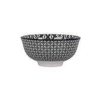 Dipschale Shiva Schwarz/Weiß - Schwarz/Weiß, LIFESTYLE, Keramik (11,7/5,6cm) - Mömax