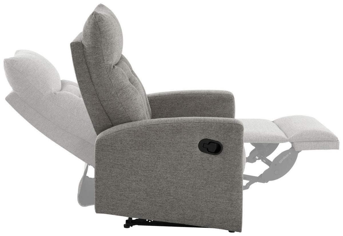 Relaks Fotelja Valencia - taupe, Moderno, drvo/metal (75/103/93cm) - Mömax