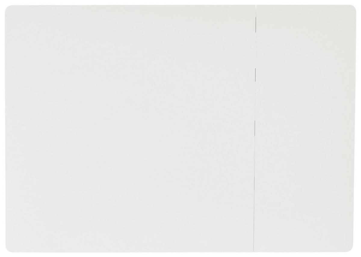 STÓŁ DO JADALNI LUND -BASED- - kolor naturalny/biały, Modern, materiał drewnopochodny/metal (75/75-105/75cm) - Based