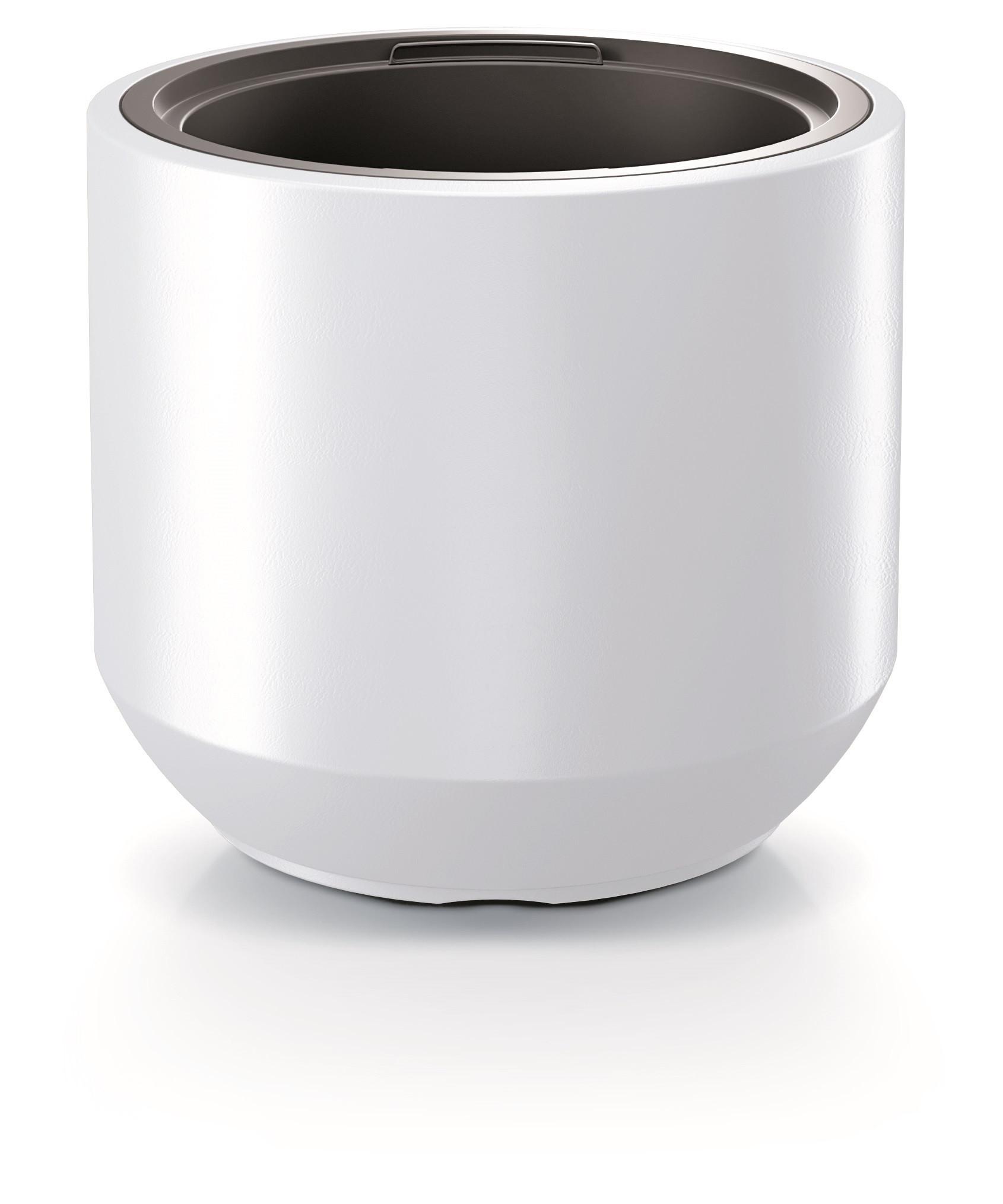 Kaspó Heos Minimal - fehér, Basics, műanyag (30cm)