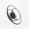 LED-TAKLAMPA RIMO - svart, Modern, metall/plast (40/40/7,5cm) - Mömax