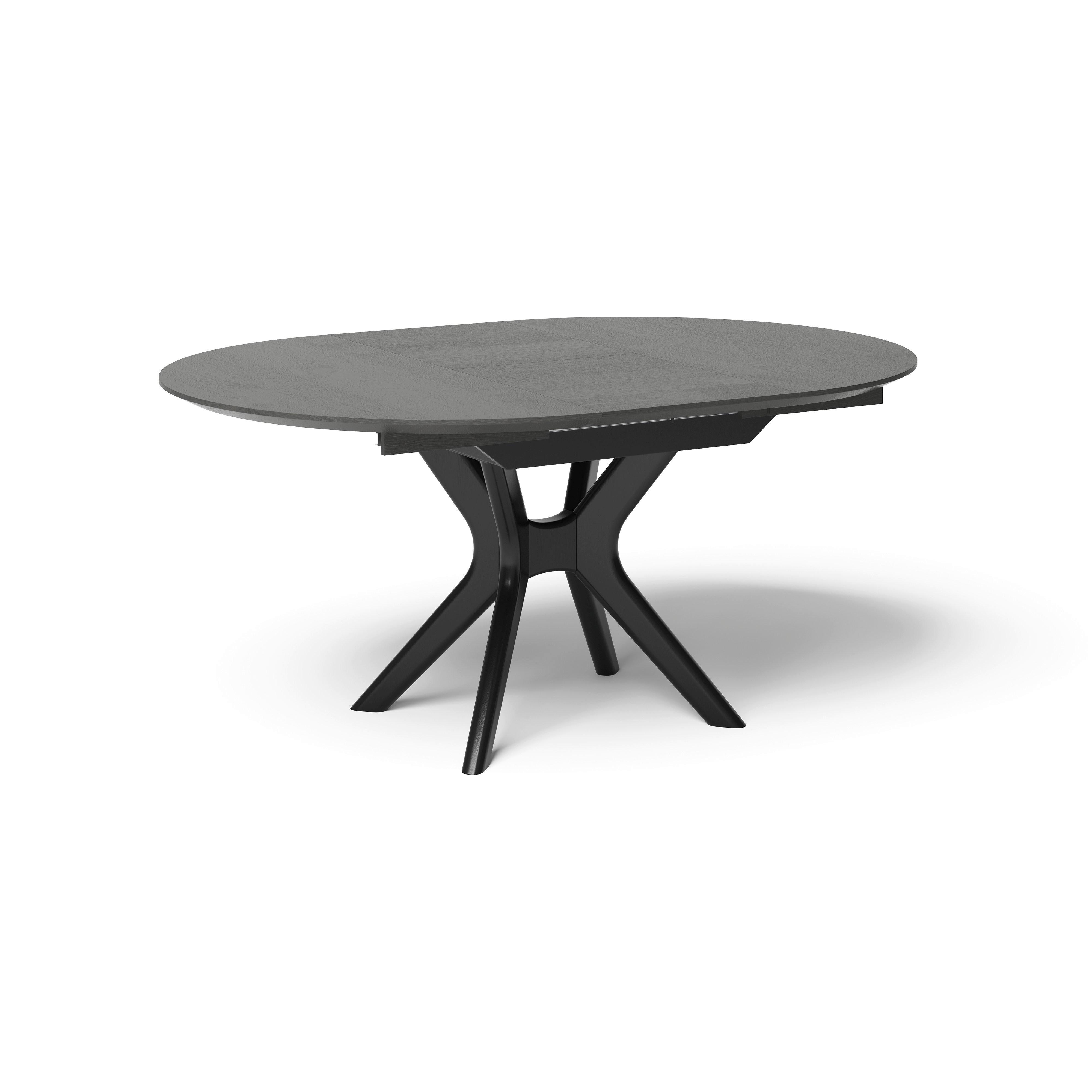 STÓŁ DO JADALNI TWIST JOOP! - antracytowy/czarny, Design, materiał drewnopochodny/drewno (120-160/120/75cm) - Joop!