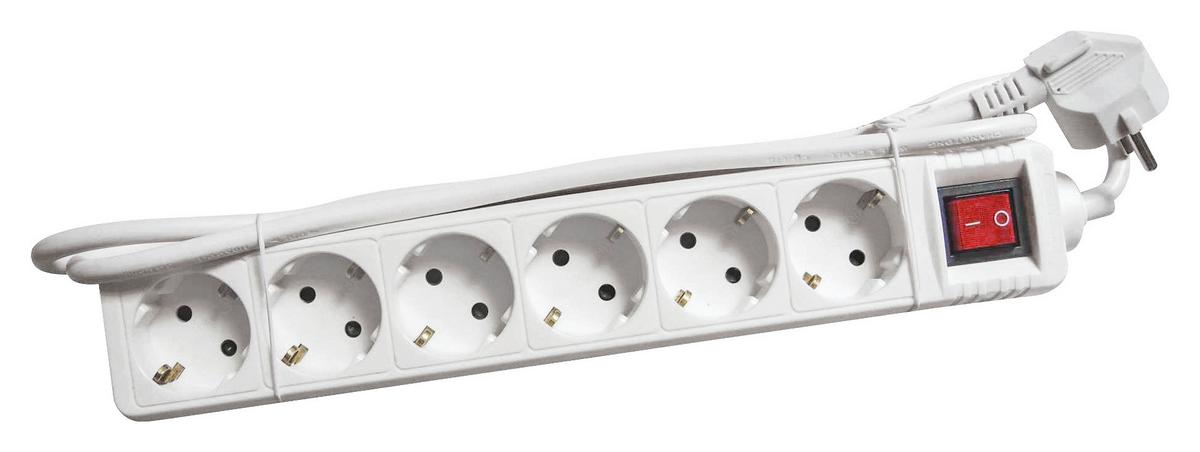 Bloc multipriză Simon - alb, plastic (150cm) - Based