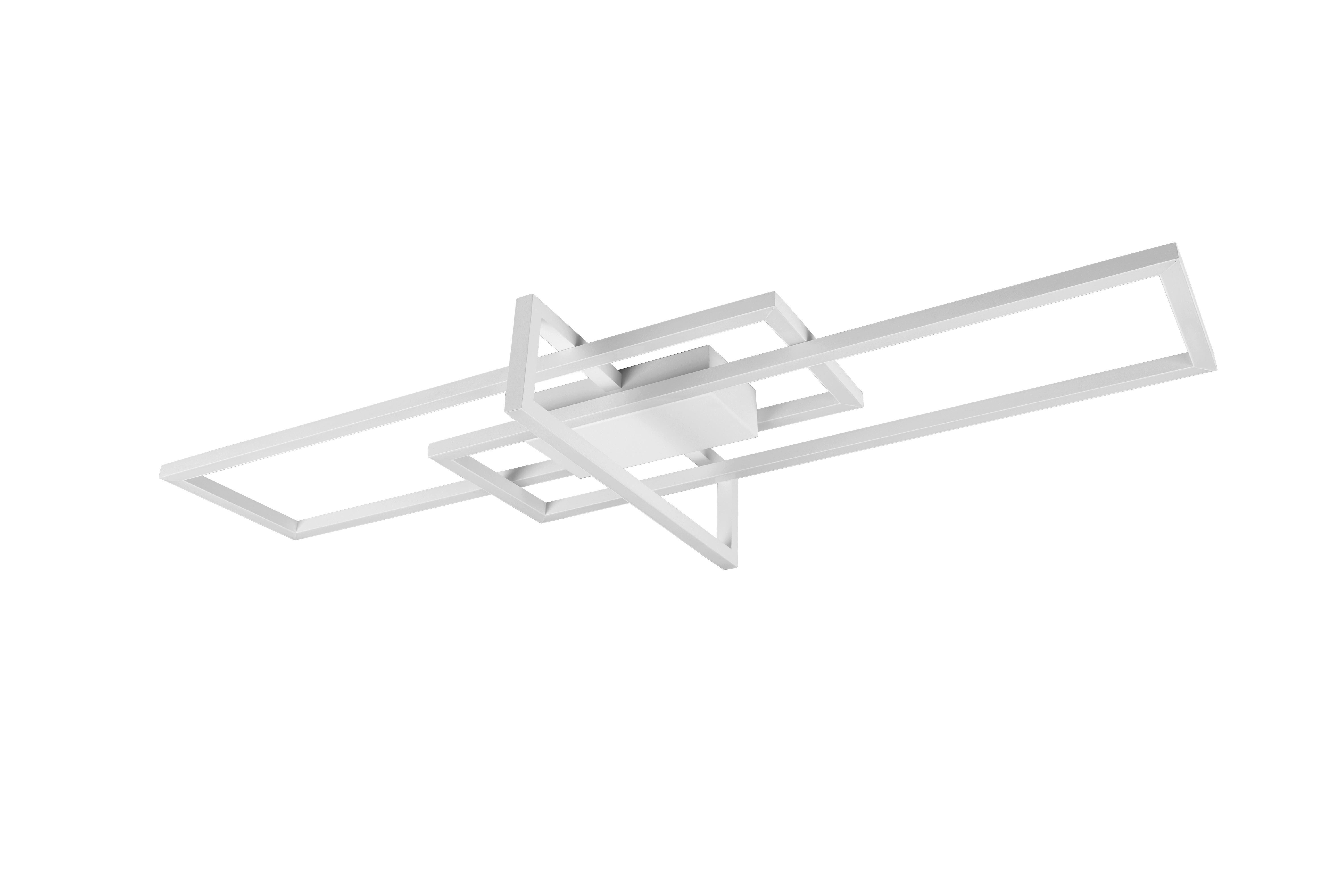 LED-Deckenleuchte Salinas Weiß max. 34 Watt - Weiß, Design, Metall (100/11/40cm) - Trio Leuchten