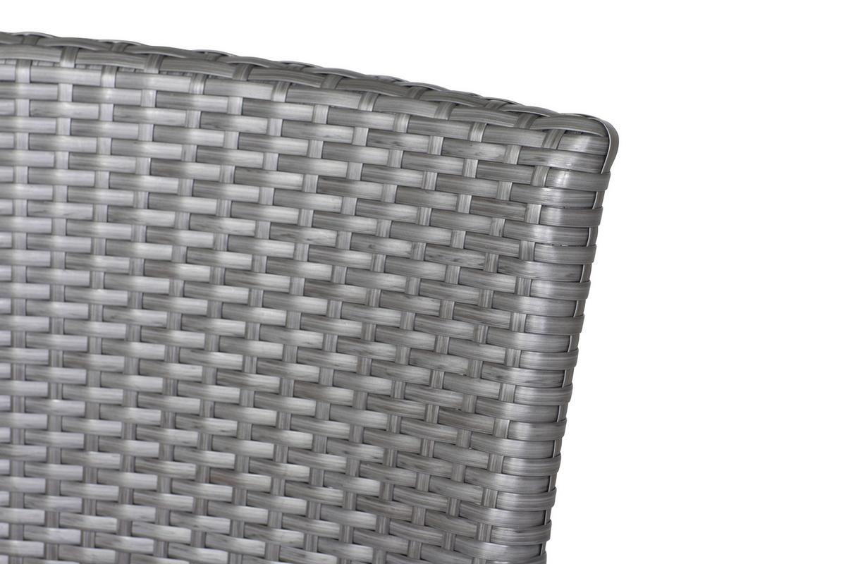 Stapelsessel Grau wetterfest - Grau, MODERN, Kunststoff/Metall (56/83/60cm) - Siena Garden