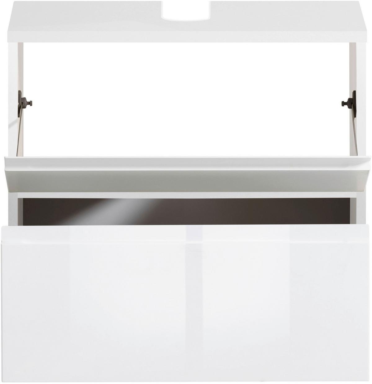 SZAFKA POD UMYWALKĘ CARDIFF - biały, Design, materiał drewnopochodny (60/53/35cm) - Xora