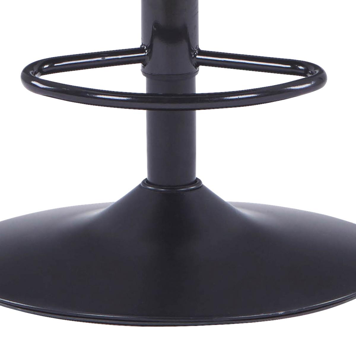 Barski Stol Klaus, Temno Siva, Črna - temno siva/črna, Moderno, kovina/tekstil (48/94-114/53cm) - Mömax