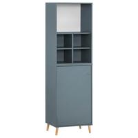Aktenschrank Set U510R Petrol ca. 50,95x174,2x41cm - Petrol, MODERN, Holzwerkstoff (50,95/174,2/41cm) - MID.YOU
