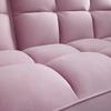BÄDDSOFFA CORA - rosa/naturfärgad, Modern, trä/textil (214/92/81cm) - Bessagi Home
