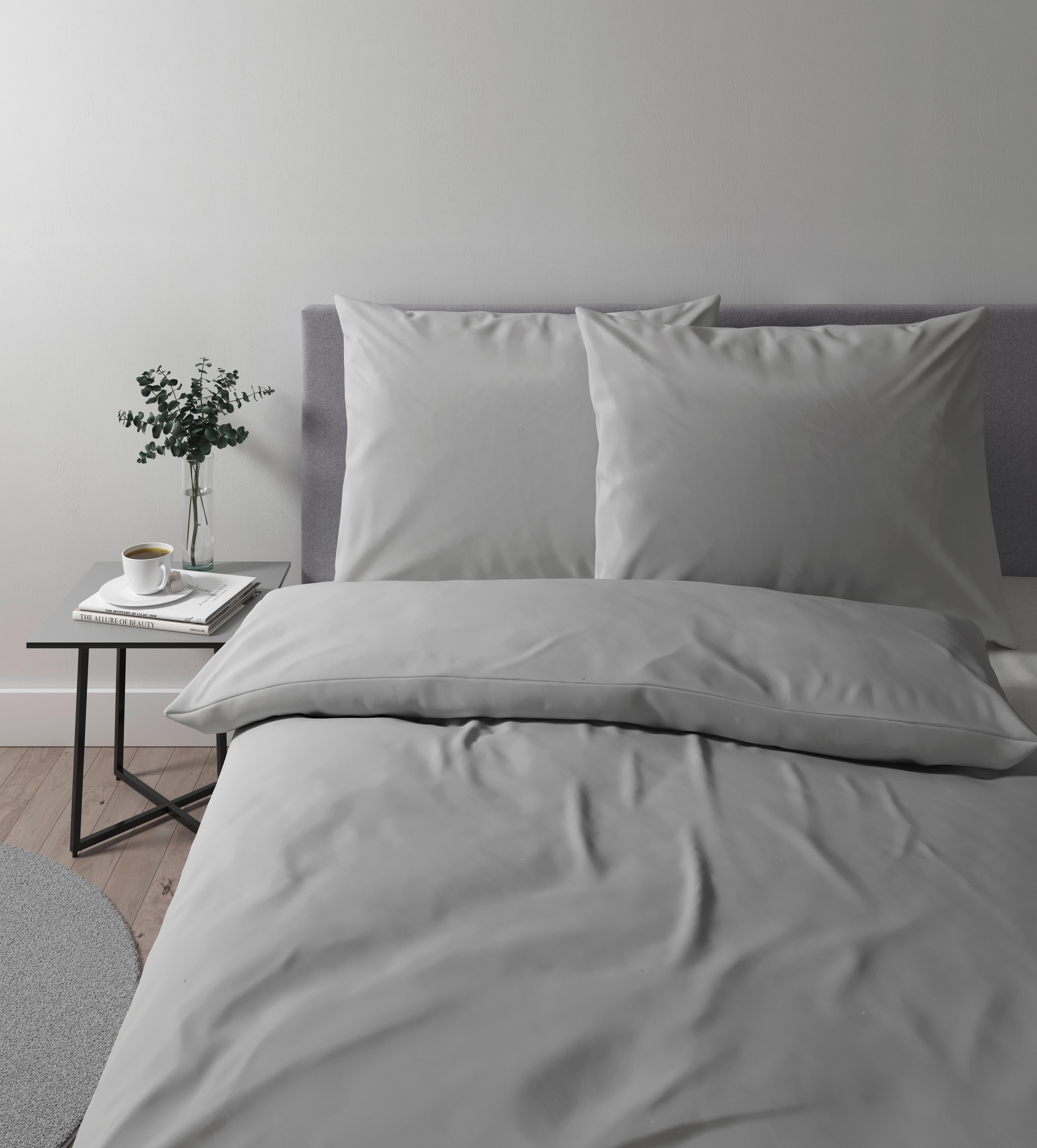 Posteljnina Alex Uni Xxl - platinaste barve, Moderno, tekstil (200/220cm) - Premium Living